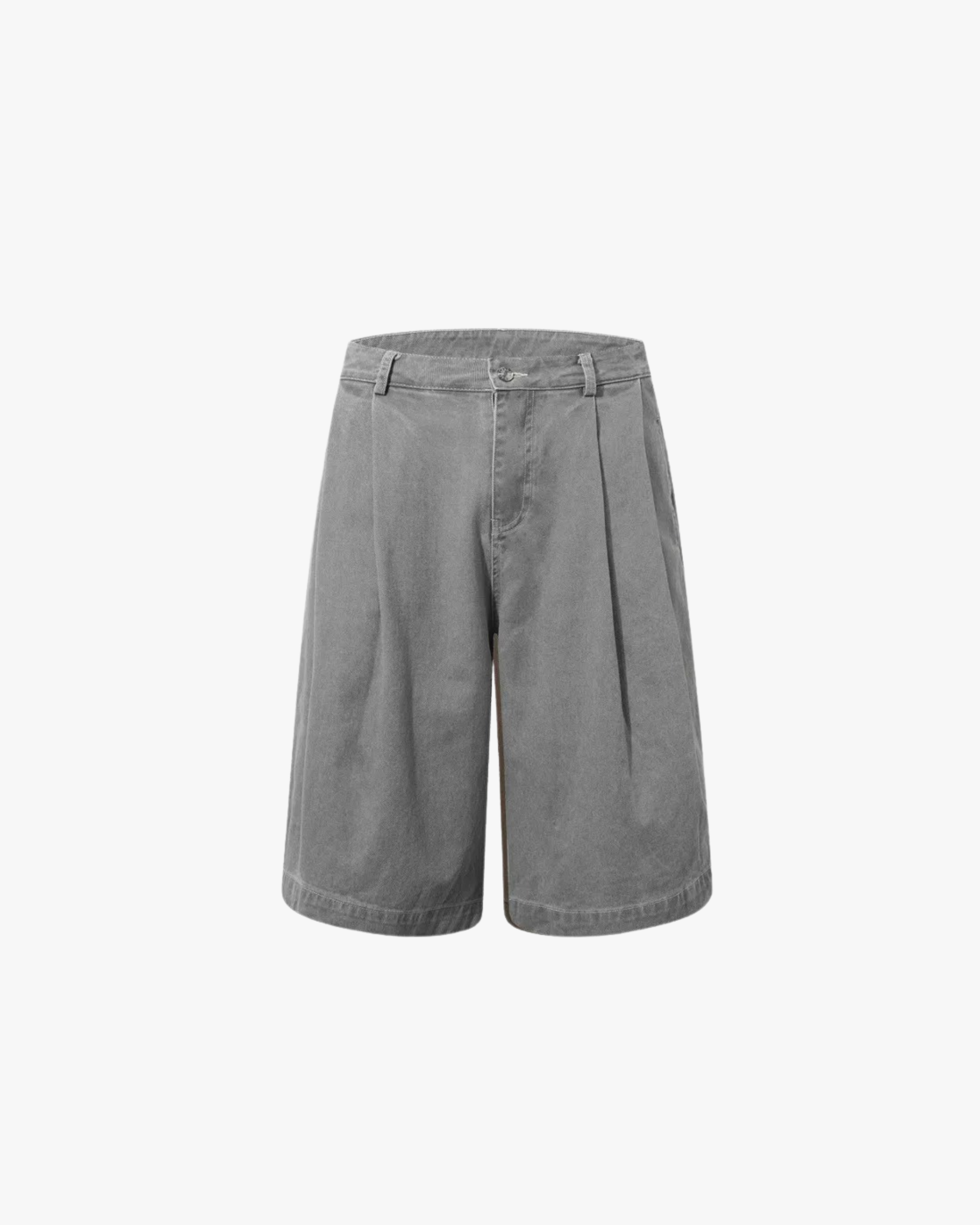 denim-shorts-pants-gray-man